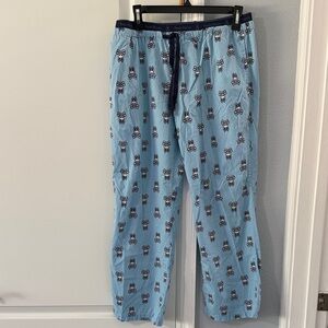 Psycho Bunny Light Blue Patterned pajama bottoms